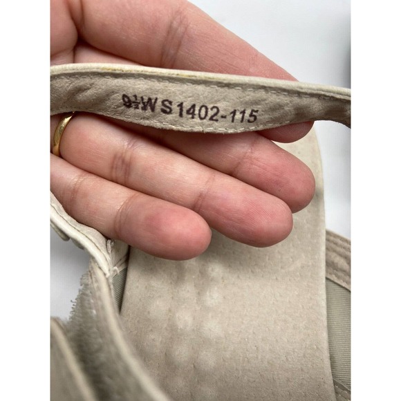 Soft Walk Sandals Womens Sz 9.5 W Adjustable Slingback‎ Ivory S1402-115 - Picture 13 of 14